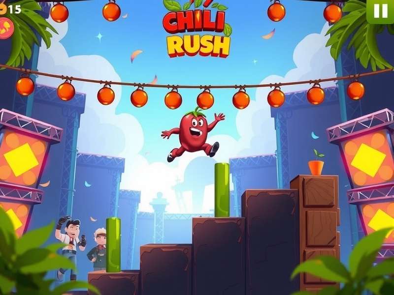 Chili Rush Legend event with players competing on stage